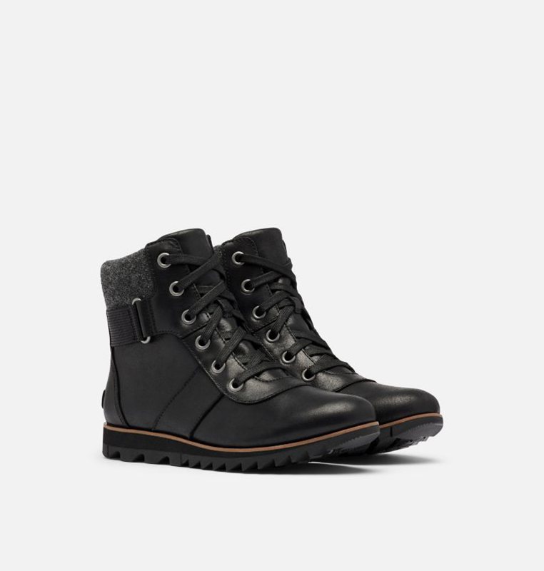 Botas De Invierno Sorel Mujer - Harlow™ Conquest Bajas Negras - 23786-ADGY